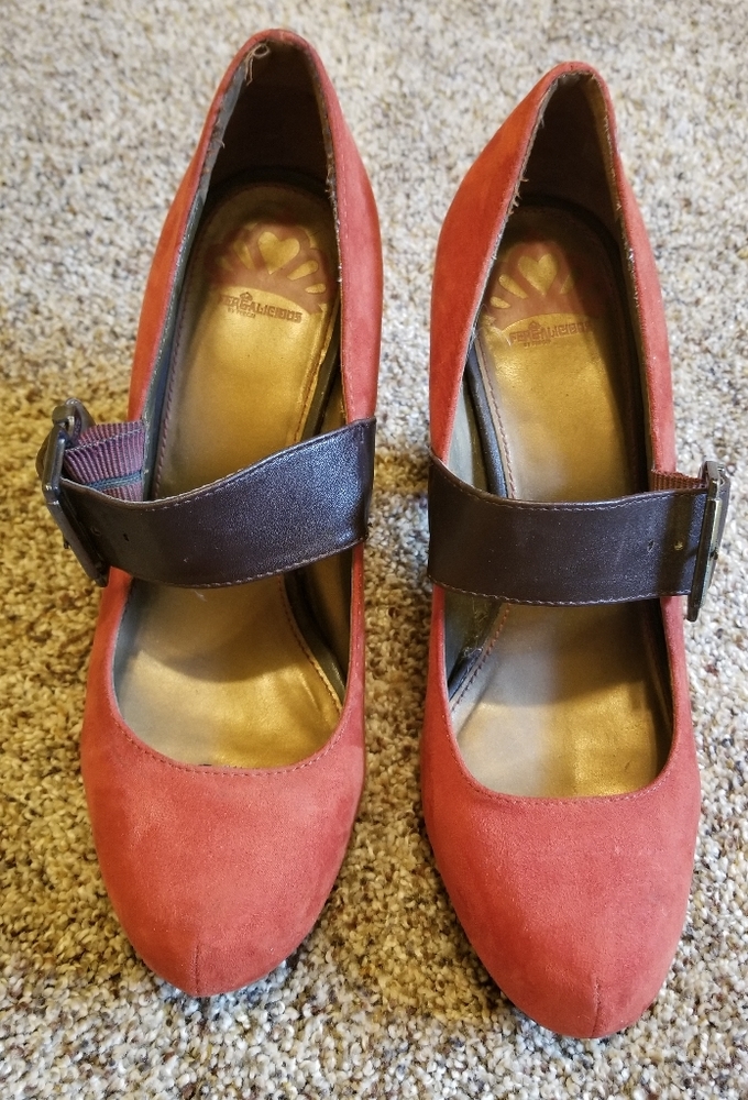 Burnt orange heels